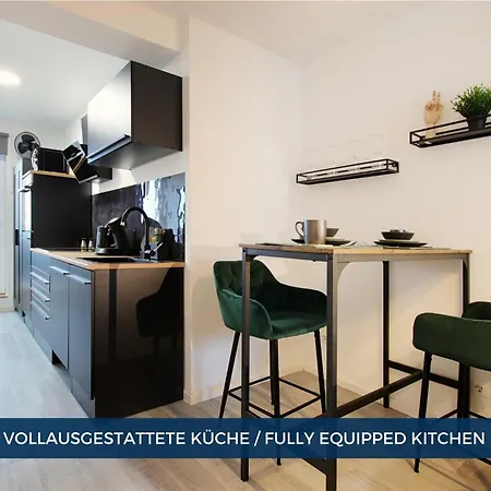 Ferienwohnung Rtr Essen - Fuer Bis Zu 2 Personen - Voll Ausgestattet - Balkon - Zentral Limbecker Platz - Messe - Uniklinikum - Smart Tv - Parken - Modern Exterior foto
