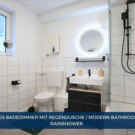 Ferienwohnung Rtr Essen - Fuer Bis Zu 2 Personen - Voll Ausgestattet - Balkon - Zentral Limbecker Platz - Messe - Uniklinikum - Smart Tv - Parken - Modern Exterior foto