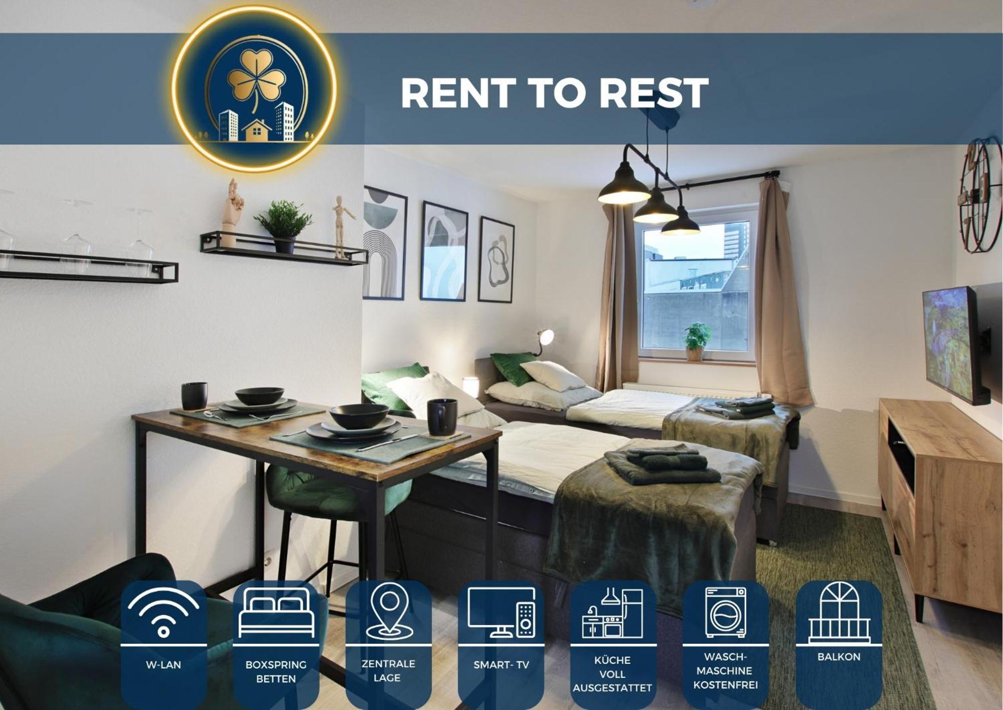 Rtr - Fuer Bis Zu 2 Personen - Voll Ausgestattet - Balkon - Zentral Limbecker Platz - Messe - Uniklinikum - Smart Tv - Parken - Modern